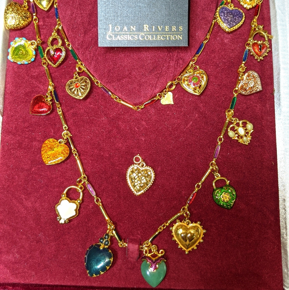 Joan Rivers Classic Heart Collection Necklace